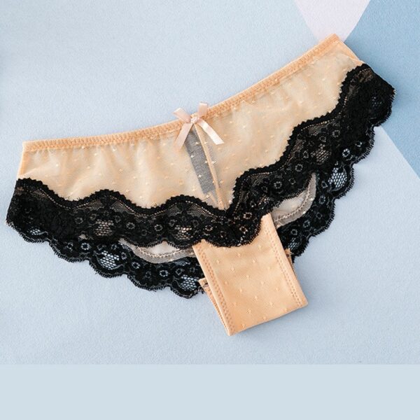 2021 New Fashion Delicate Safety Short Pants For Women Underwear Sheer Lace Tank Panties Lace Translucent Sexy Underpants Трусы - Image 2