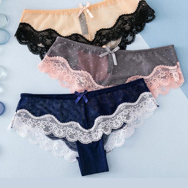 2021 New Fashion Delicate Safety Short Pants For Women Underwear Sheer Lace Tank Panties Lace Translucent Sexy Underpants Трусы - Image 5