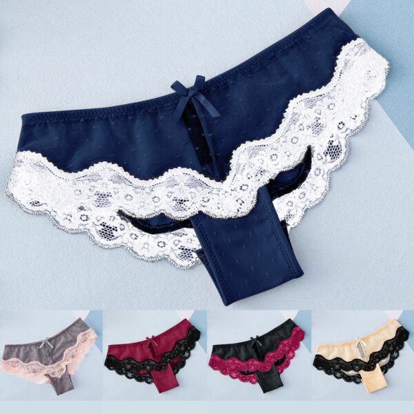 2021 New Fashion Delicate Safety Short Pants For Women Underwear Sheer Lace Tank Panties Lace Translucent Sexy Underpants Трусы