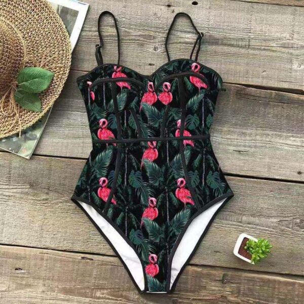 2022 Sexy One Piece Swimsuit Women Swimwear Push Up Monokini Bandage Bodysuit Swimming Suit For Women maillot de bain femme - Image 5