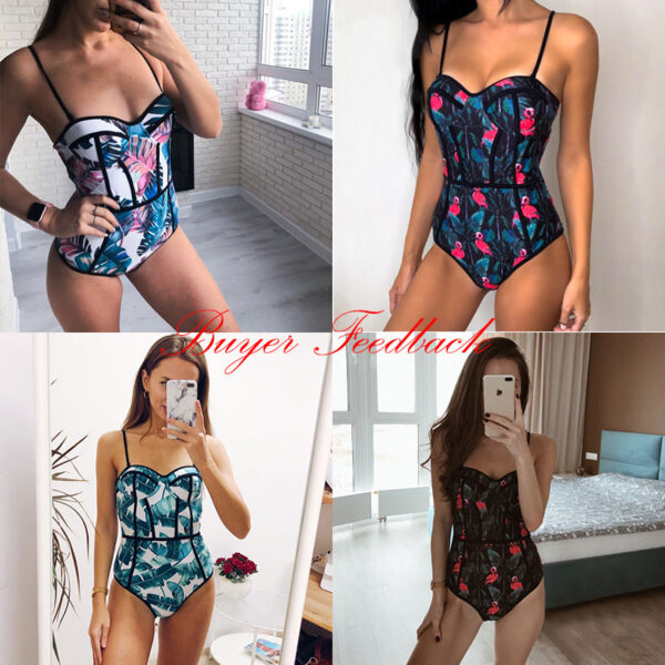 2022 Sexy One Piece Swimsuit Women Swimwear Push Up Monokini Bandage Bodysuit Swimming Suit For Women maillot de bain femme - Image 6