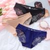 3pcs/set Women's Seamless Underwear Leopard Intimate Women Sexy Lace Black Floral Panties Seamless Panty