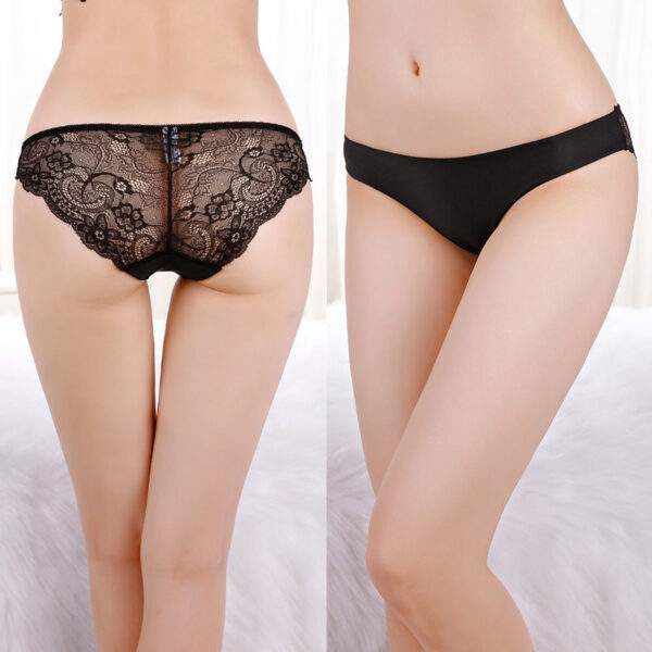 3pcs/set Women's Seamless Underwear Leopard Intimate Women Sexy Lace Black Floral Panties Seamless Panty - Image 5