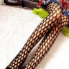 Black Transparent Sexy stockings Fishnet Stocking Big Round Hole Design Bodysuit Lingerie Body Tight Fishnet charming Underwear