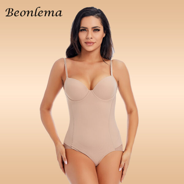 Bodysuit Women Shapewear Body Shaper With Cup Compression Bodies Belly Sheath Waist Trainer Reductive Slimming Underwear - Image 2