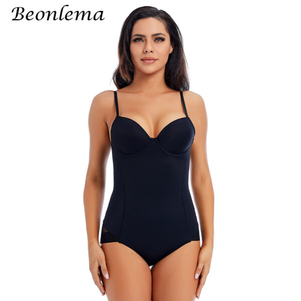 Bodysuit Women Shapewear Body Shaper With Cup Compression Bodies Belly Sheath Waist Trainer Reductive Slimming Underwear - Image 3