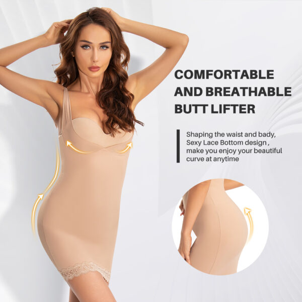 Coloriented 18023 Tummy Control Women Bodysuit Shapewear Sexy Lace Corset Butt Lifter Shaper Panties Waist Control Underwear - Image 4