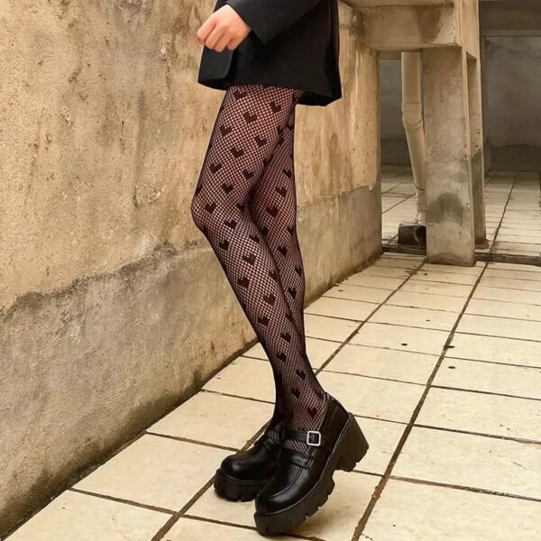 Demon Fishnet Stockings Kuromied Designer Tights Panties Cute Cartoon Lolita Tights Anime G Tights Goth Stockings Pantyhose