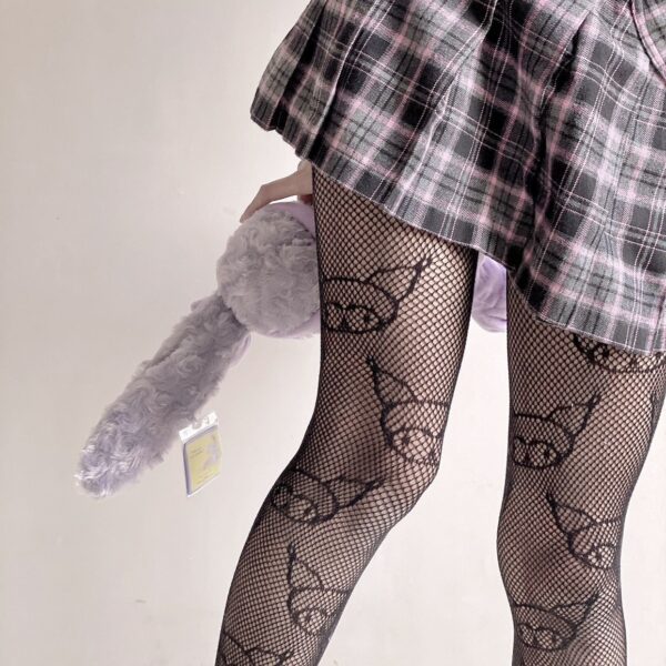 Demon Fishnet Stockings Kuromied Designer Tights Panties Cute Cartoon Lolita Tights Anime G Tights Goth Stockings Pantyhose - Image 2