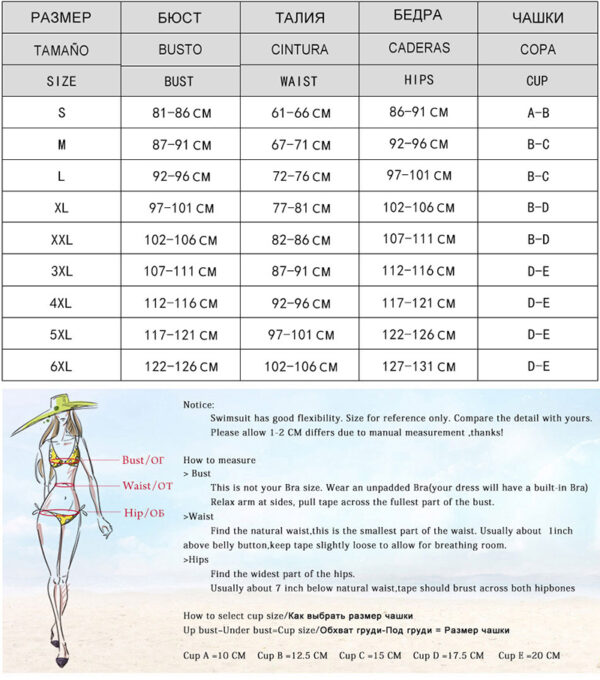 HOMGAO 2022 New Women Large Size Swimsuit Two Piece Bikini Set Sexy V-Neck Swimwear Bathing Suits Maillot De Bain Femme XL-4XL - Image 6