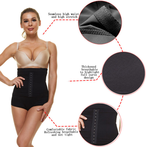 NINGMI Women Butt Lifter Body Shaper Waist Trainer Shapewear Push Up Strap Tummy Control Panties Butt Enhancer Lingerie Set - Image 5