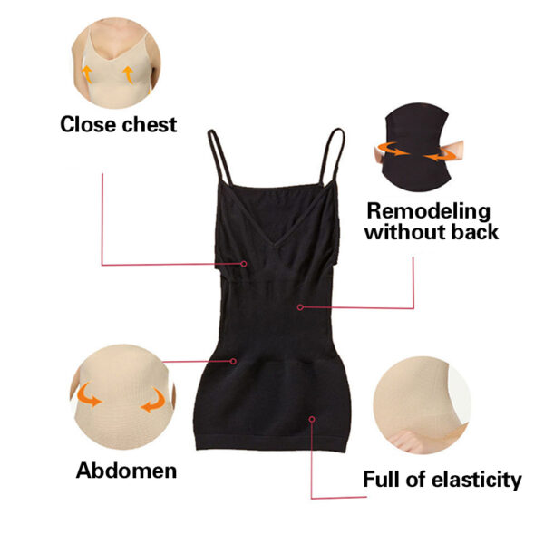 New Vest Body Shaping Body Memory Sling Shapers Ms Body Corset Top Abdomen Corset Vest Women's Intimates Waist Shapewear - Image 2