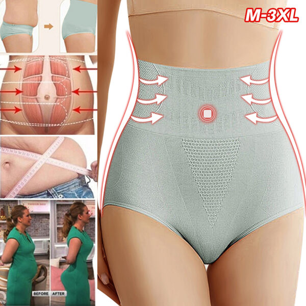 OEAK Hot Shapers Women High Waist Body Shaper Slimming Butt Lifter Shapewear Underwear Panties Graphene Cotton Warm Briefs - Image 4