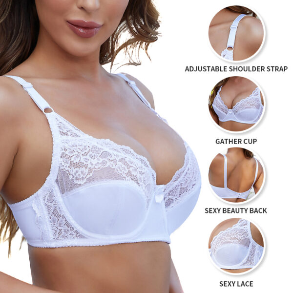 Sexy Lace Bras For Women Push Up Women Crop Top Underwear Seamless Plus Size Bra BH Backless Female Bralette Lingerie Brassiere - Image 5