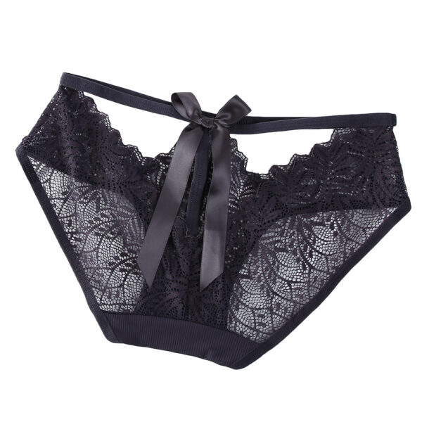 Sexy Lace Thong Women Butterfly Low Waist Panties Transparent Underwear Ladies Briefs Lingere Panty Underware Womens Lingerie - Image 5