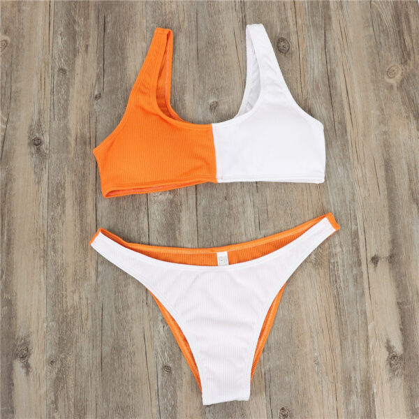 Sexy Swimwear Splicing Sum Women Bikini Swimsuit Piece Suits Female Stretchy Soft Fashion Print Beach Push Up Beachwear Mujer - Image 6