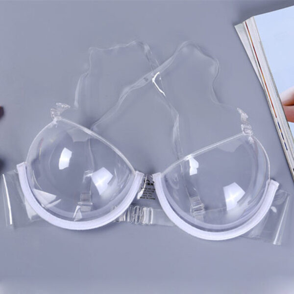 Sexy Women 3/4 Cup Transparent Clear Push Up Bra Ultra-thin Strap Invisible Bras Underwear Invisible Strap Plastic Bra - Image 2