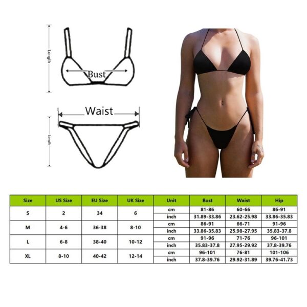 Sexy Women Bikini Brazilian Swimsuit Push-up Bra Bikini Set Two Piece Swimwear High Cut Bathing Suit Beachwear Lace Up Bikini - Image 6