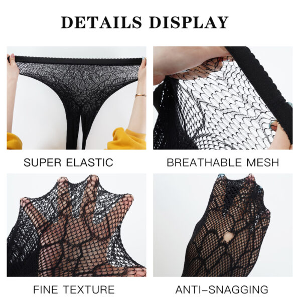 Sexy Women Pantyhose Summer Nylon Tights High Elastic Leopard Mesh Print Long Stockings Fishnet Hosiery Designer Tights - Image 3