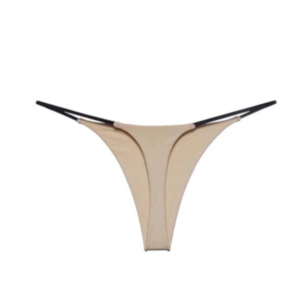 Thin Strappy Women Thongs And G Strings Plus Size Low Rise Female Tanga Cotton Bikini Underwear S-2XL Solid Color Panties - Image 6