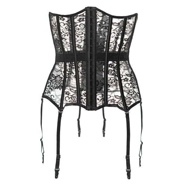 Varsbaby Sexy 2pcs Waist Corsets&Stockings Slim Shapewear Waist Bodysuit Women Lace Black Corset Sexy Plus Size - Image 5