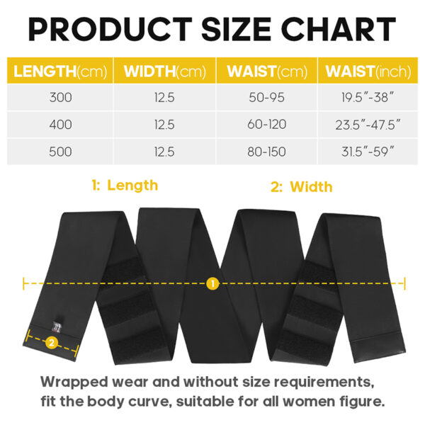 Waist Trainer Snatch Me Up Bandage Wrap Shapewear Women Men Slimming Tummy Control Shaper Belt Body Shaper Stretch Bands Corset - Image 3