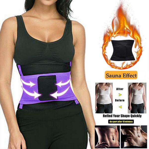 Women Corset Latex Waist Trainer Body Shaper women modeling strapBody shapewear Tummy Control Strap Slimming Fitness Belt - Image 2
