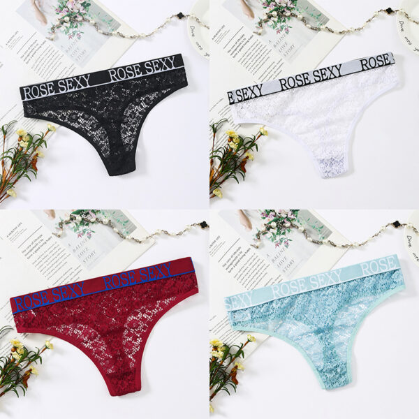 Women Panties Underwear Lingerie Sexy lace G-String Thongs for Women String Thongs Solid Seamless G-String Briefs Panties Wom