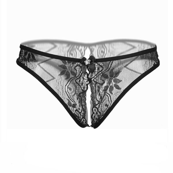 Women Sexy Lingerie Lace Underwear Floral Lace Sexy Elastic Waist See Underwear Lace Erotic Transparent Panties Hollow Out Sexy - Image 4