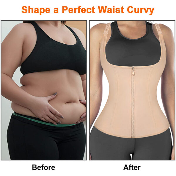 Women Shapewear Waist Trainer Underbust Cincher Corset Vest Tummy Control Neoprene Body Shaper Back Support Girdle Shapewear - Image 6