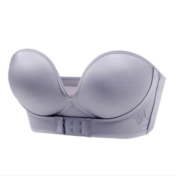 Women Strapless Front Closure Bra For Women Wire Free Sexy Push Up Invisible Bras For Female Brassiere Seamless Bralette CDE Cup - Image 6