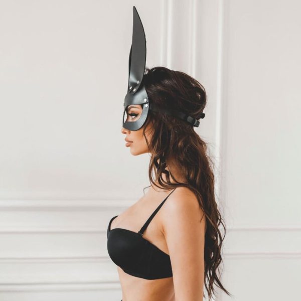 Bdsm Bondage Leather Skirt Sexy Women Clothing High Waist Garter Cute Bunny Ears Mask Erotic Adult Toys Gothic Cosplay Costume - Image 3