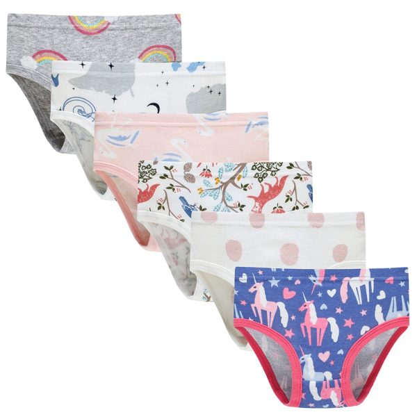 Benetia Girls Underwear Girl Cotton Panties kids Briefs Size 2t 3t 4t 5t 6t 7 8 9 10 11 Years soft and comfy breathable