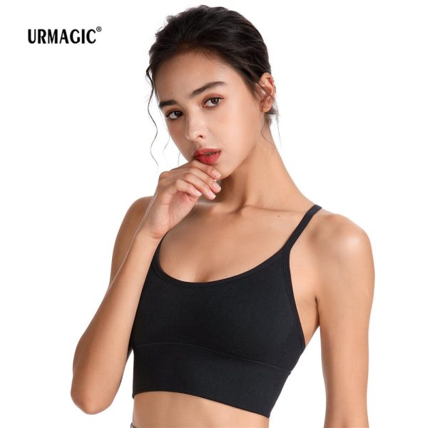 Cut Out Back Push-up Yoga Bra Y-shaped Beautiful Back Women's Gym Sports Bra Suspender Underwear Wirefree Sportswear Tank Top