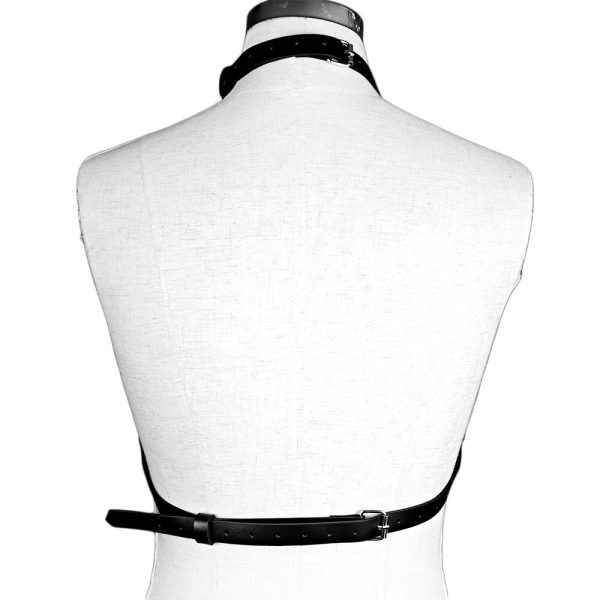 Goth Women's Harness Bra Sexy Garters Leather Body Bondage Cage Suspender Bdsm Waist Belt Straps Fetish Swordbelt Nightclub Wear - Image 6