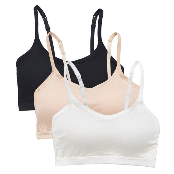 Women's Ribbed Bra Wireless Bralette Daily Underwear Wirefree Sports Bra Breathable Active Bra One-pieces Strap Tube Top - Image 2